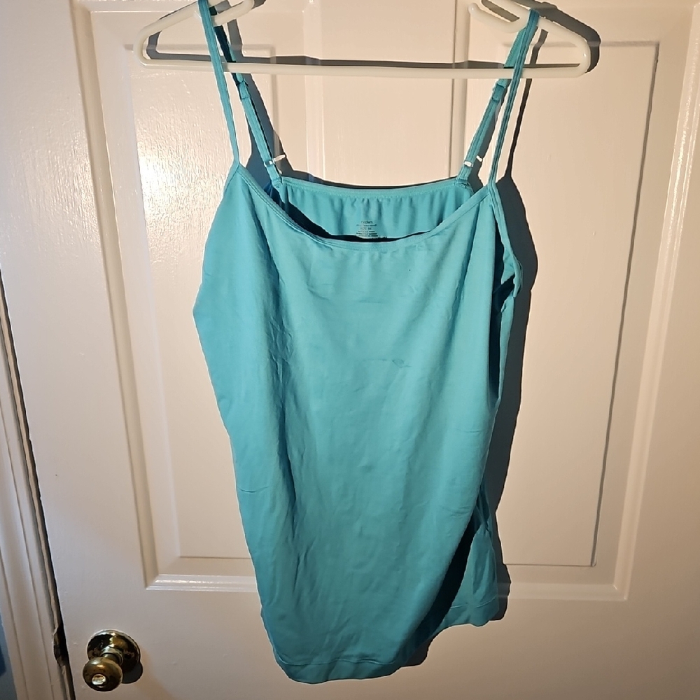 Aqua Sleeveless Camisole Top